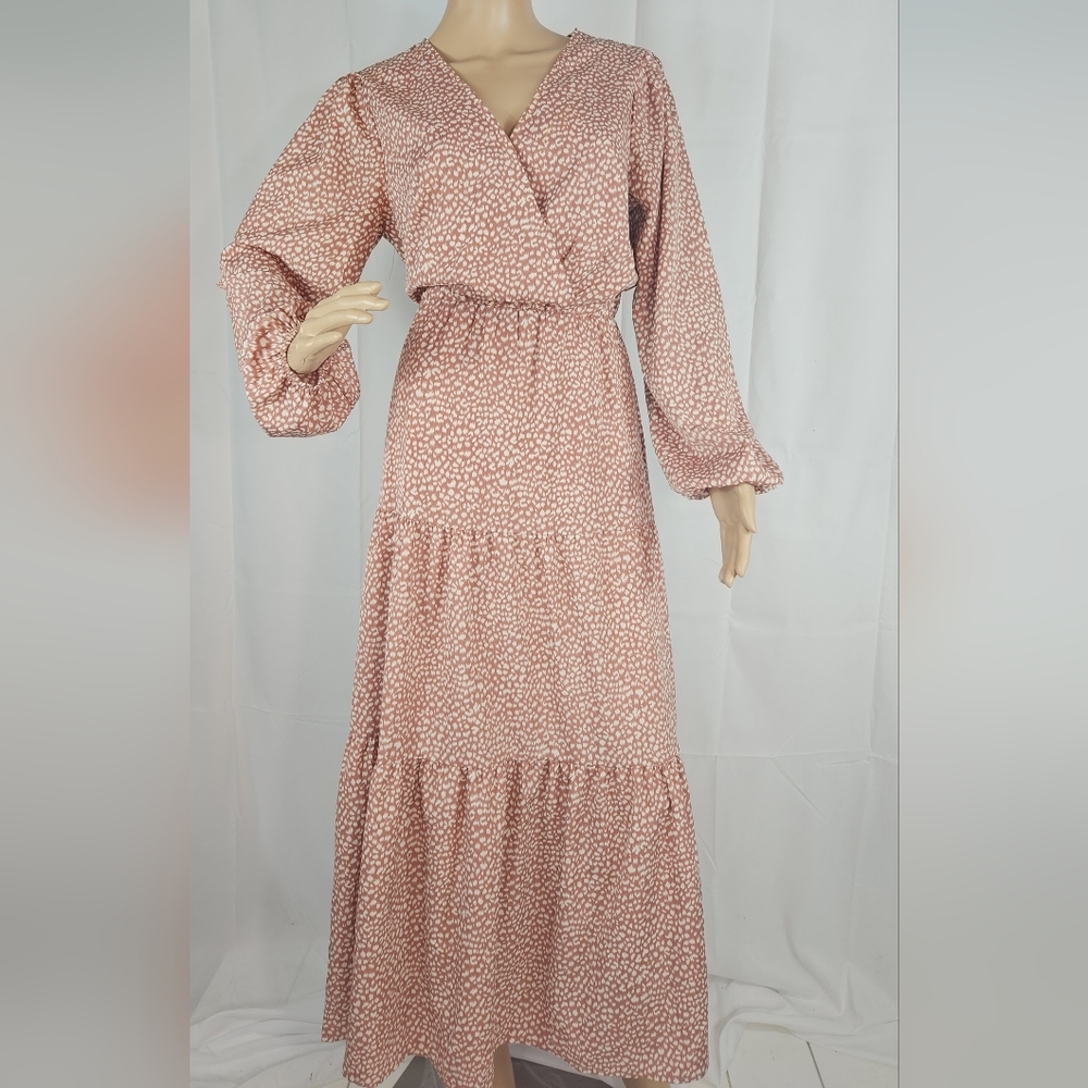 Bohemian inspired Pink and white dress unbranded size medium - Picture 6 of 16